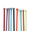 Colliers de serrage plastique Multi couleur - fermeture inox 186x4.8mm